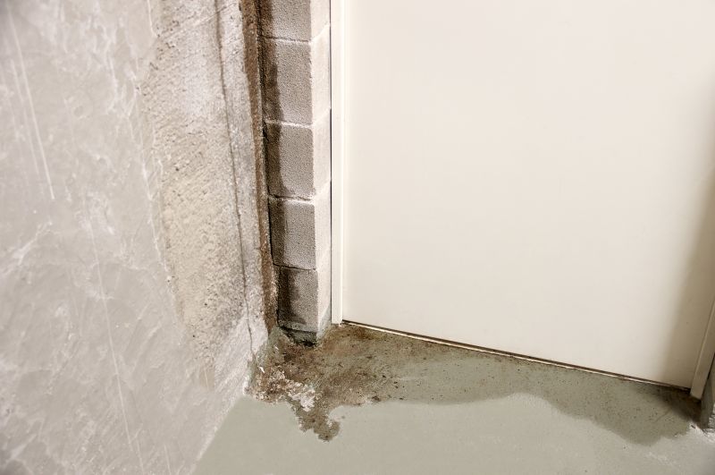 Repaired Basement Wall